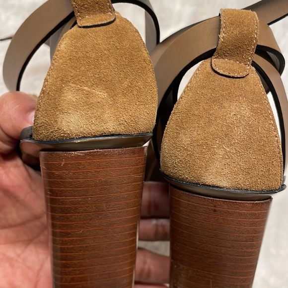 NWT GUCCI candy crossover high heel sandal in brown size 39 - Picture 7 of 9